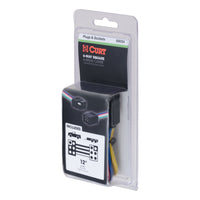 6-Way Square Connector Plug & Socket With 12" Wires (Packaged)