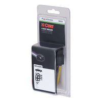 6-Way Square Connector Socket With 12" Wires (Vehicle Side Packaged)