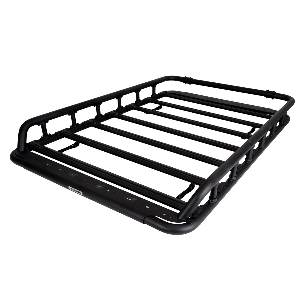 Go Rhino 5935372T - SRM500 - 75" Flat Platform Roof Rack With Side & Rear Rail Kit - Textured Black