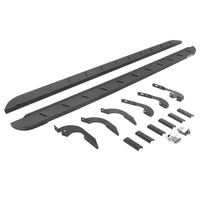 Go Rhino - 63443280ST - RB10 Slim Line Running Boards With Mounting Brackets Kit - Protective Bedliner Coating