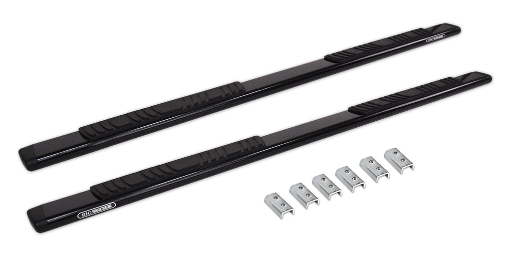 Go Rhino - 650080B - 5in OE Xtreme Low Profile SideSteps - 80in Long - Black - Bars Only