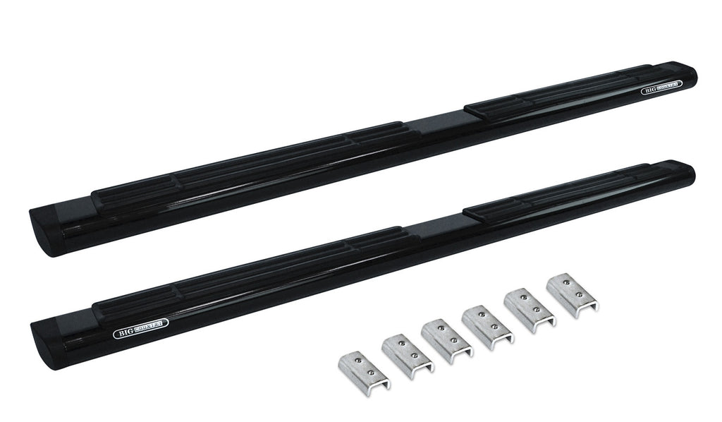 Go Rhino 686409980B - 6" OE Xtreme SideSteps With Mounting Bracket Kit - Black Powder Coat