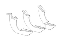 Go Rhino - 6944326 - V-Series V3 RB Side Steps And RB Slim Side Steps - MOUNTING BRACKETS ONLY - Textured Black