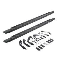Go Rhino 69604280PC - RB30 Running Boards With Mounting Bracket Kit - Textured Black
