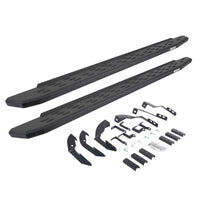 Go Rhino 69604280T - RB30 Running Boards With Mounting Bracket Kit - Protective Bedliner Coating