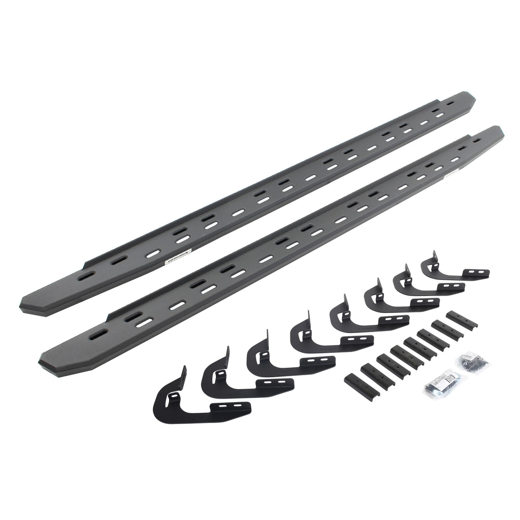 Go Rhino 69604787SPC - RB30 Slim Line Running Boards With Mounting Bracket Kit - Textured Black