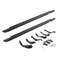 Go Rhino 69605187T - RB30 Running Boards With Mounting Bracket Kit - Protective Bedliner Coating
