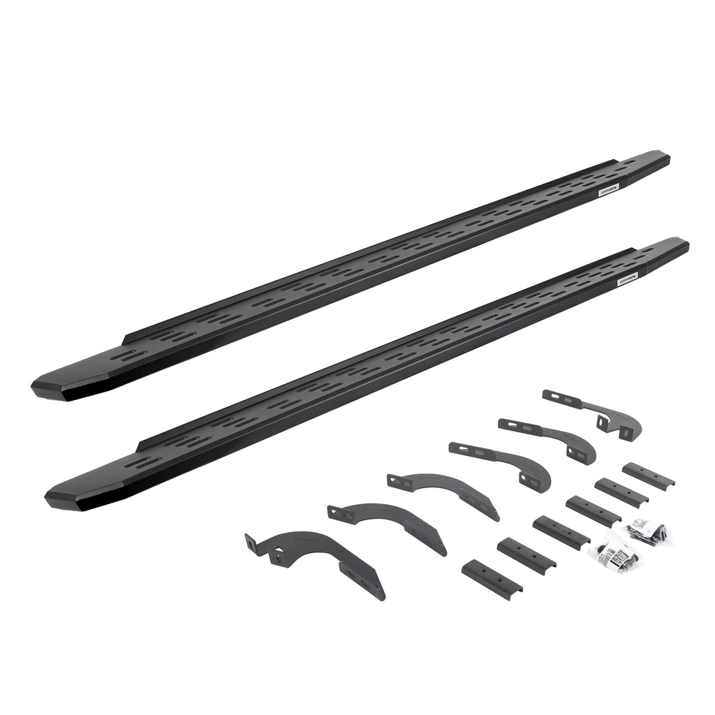 RB30 Running Boards With Mounting Bracket Kit - Double Cab Only