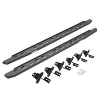 Go Rhino 69650673ST - RB30 Slim Line Running Boards With Mounting Bracket Kit - Protective Bedliner Coating