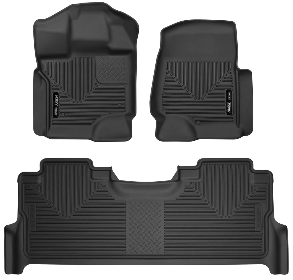 Husky X-act Front & 2nd Seat Floor Liners 53388