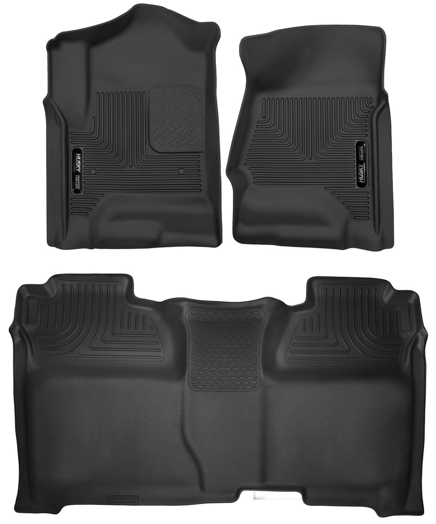 Husky X-act Front & 2nd Seat Floor Liners 53908