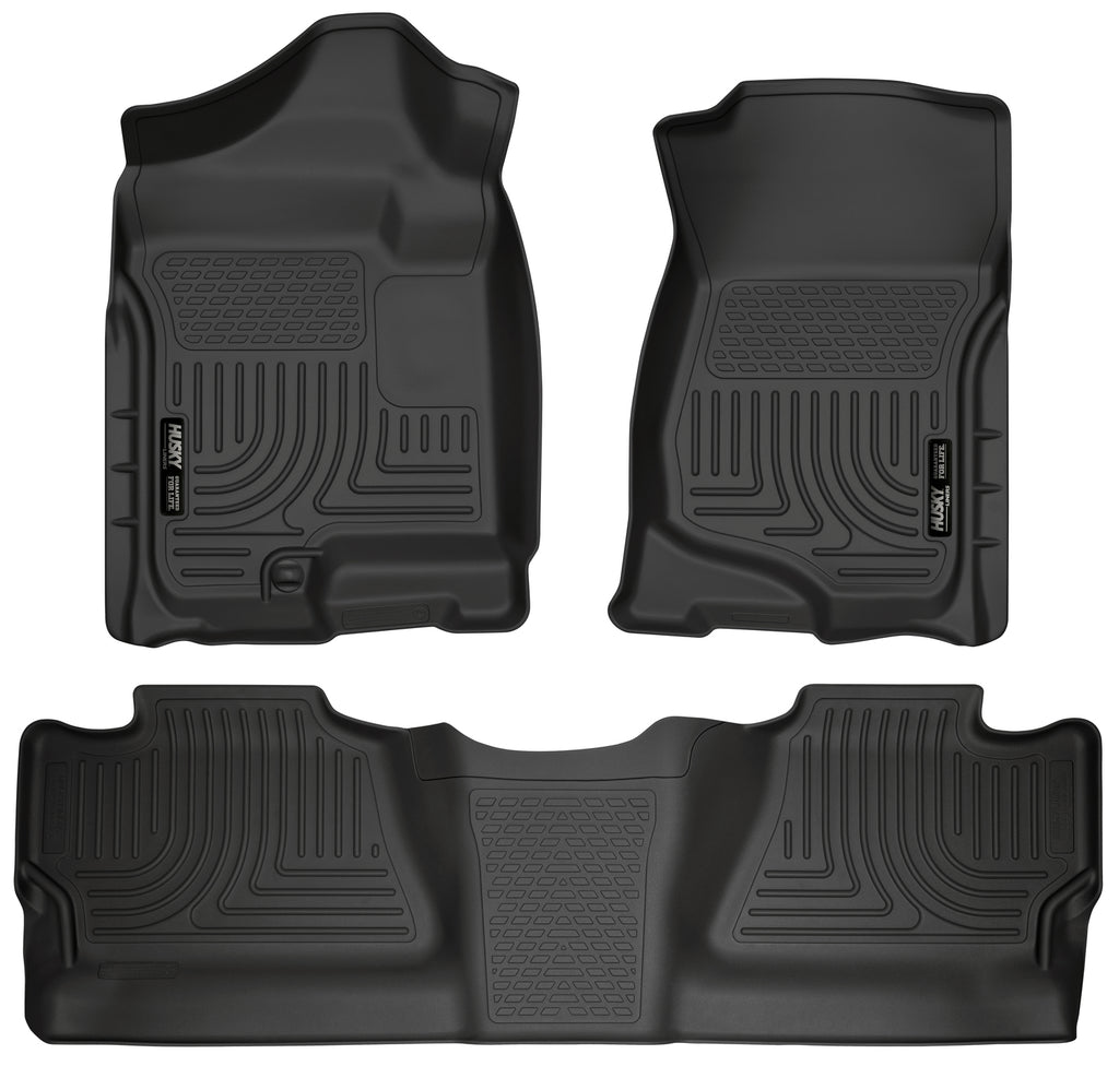 Husky Weatherbeater Front & 2nd Seat Floor Liners (Footwell Coverage) 98201
