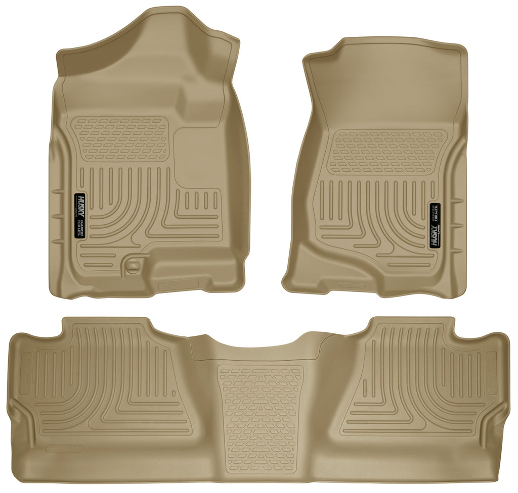 Husky Weatherbeater Front & 2nd Seat Floor Liners (Footwell Coverage) 98203