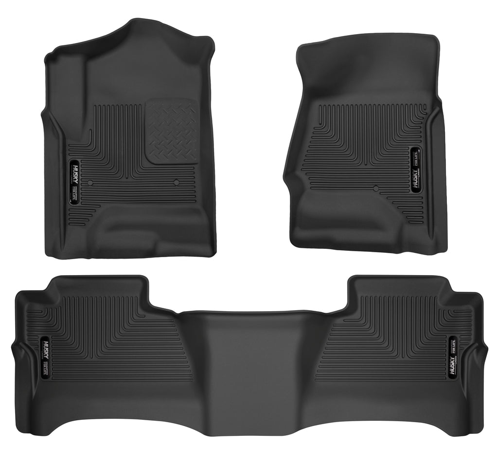 Husky Weatherbeater Front & 2nd Seat Floor Liners (Footwell Coverage) 98231
