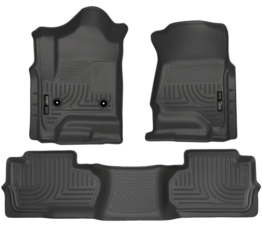 Husky Weatherbeater Front & 2nd Seat Floor Liners (Footwell Coverage) 98241