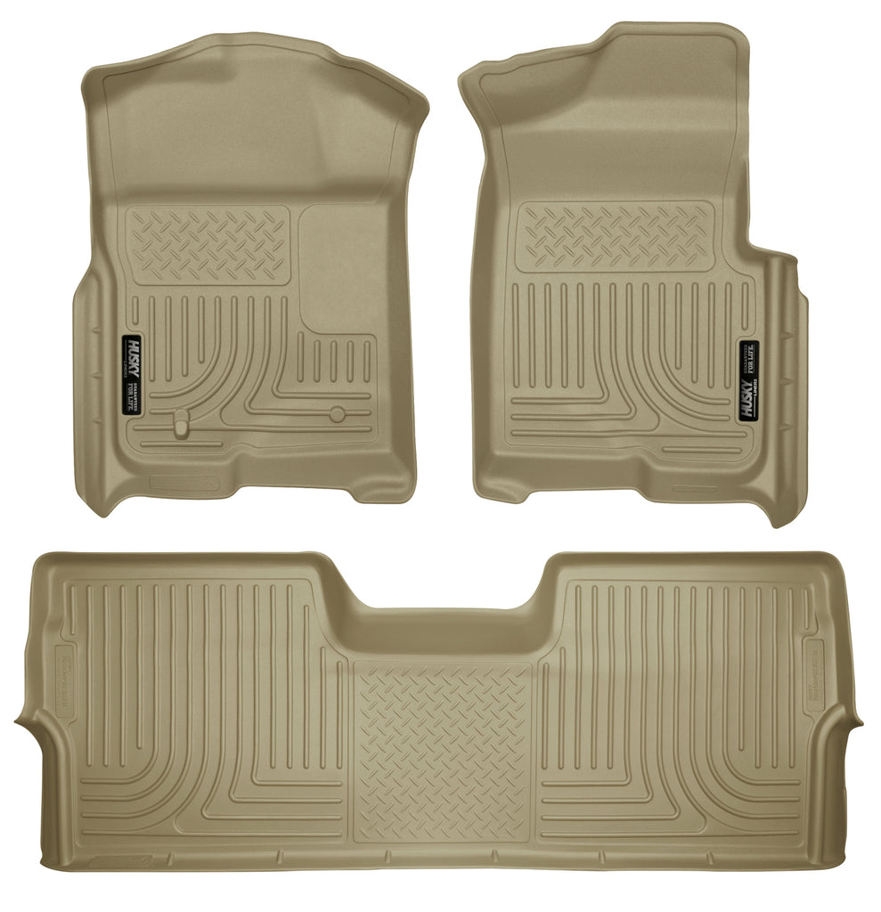 Husky Weatherbeater Front & 2nd Seat Floor Liners (Footwell Coverage) 98333