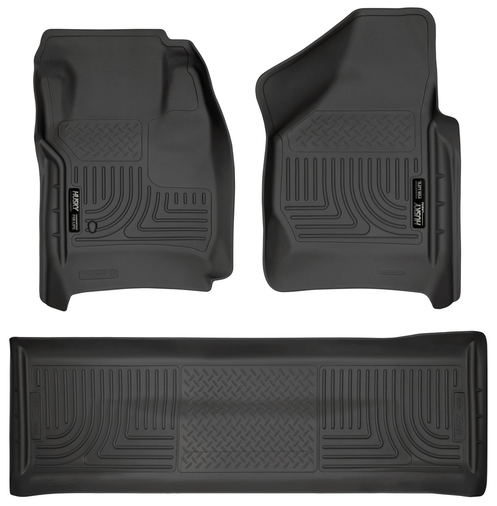 Husky Weatherbeater Front & 2nd Seat Floor Liners (Footwell Coverage) 98381