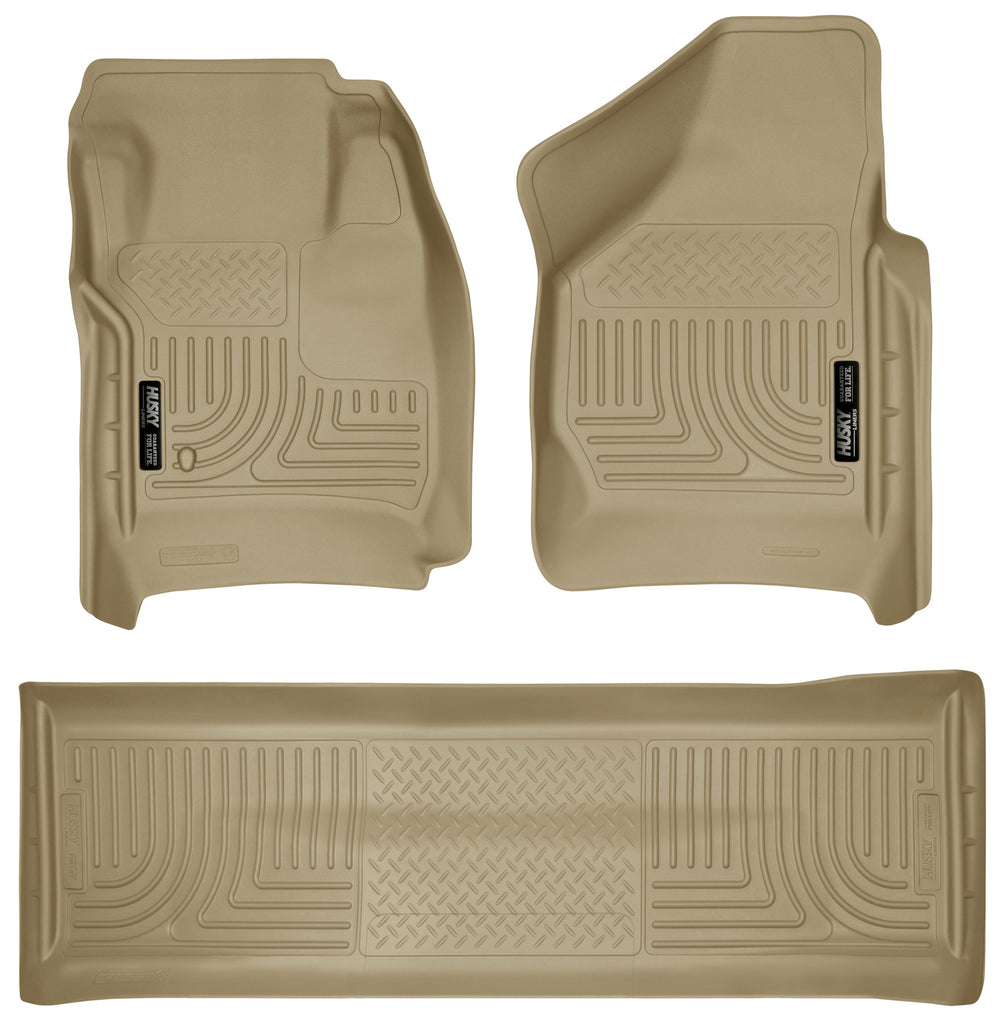 Husky Weatherbeater Front & 2nd Seat Floor Liners (Footwell Coverage) 98383