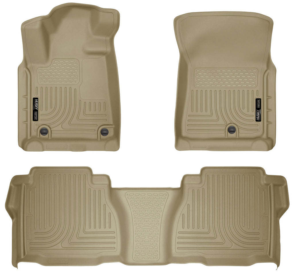 Husky Weatherbeater Front & 2nd Seat Floor Liners (Footwell Coverage) 98583