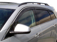 Auto Ventshade 796003 Low Profile Ventvisor Side Window Deflector With Chrome Trim 6-Piece Set For 2010-2017 Cadillac SRX