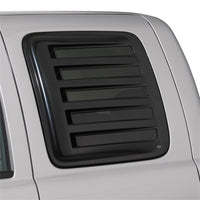Auto Ventshade 83444 Aeroshade Louvered Window Covers Black Finish For 1994-2003 Chevrolet S10/GMC Sonoma & 1996-2000 Isuzu Hombre