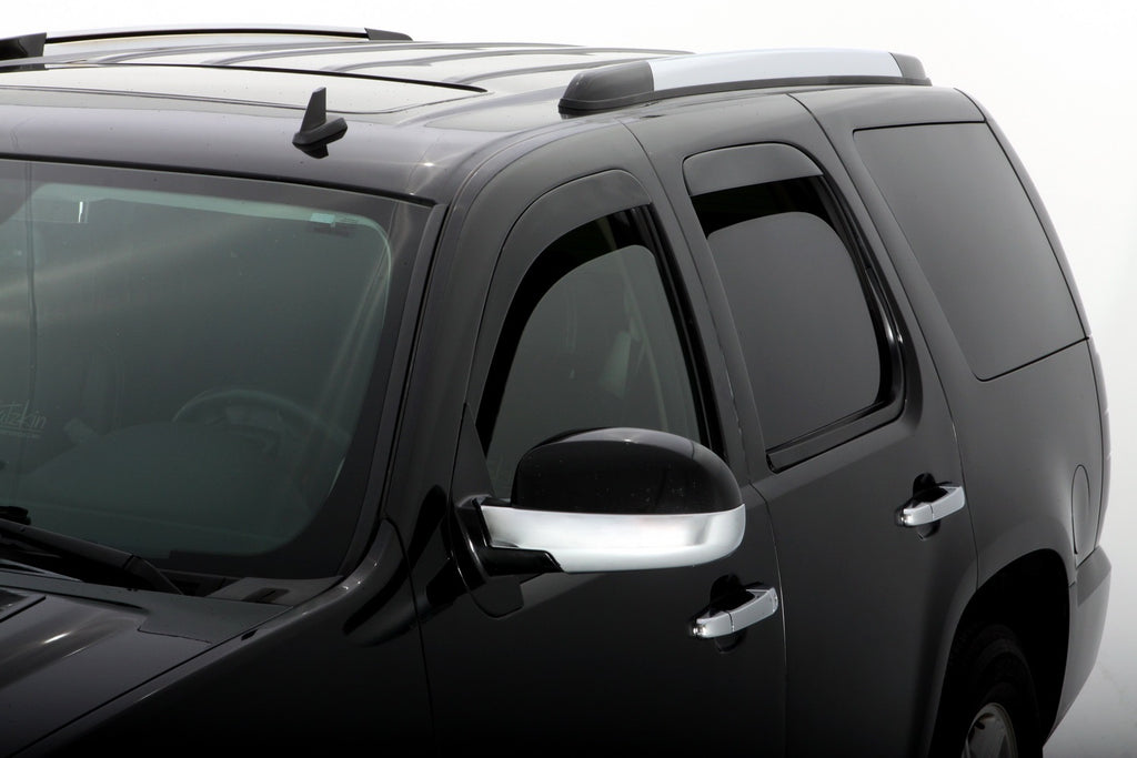 Auto Ventshade 894008 Low Profile Dark Smoke Ventvisor Side Window Deflector 4-Piece Set For 2007-2014 Chevrolet Tahoe/GMC Yukon