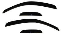 Auto Ventshade 894024 Low Profile Dark Smoke Ventvisor Side Window Deflector 4-Piece Set For 2007-2013 Silverado/Sierra 1500 2007-2014 Silverado/Sierra 2500HD-3500HD With Extended Cab