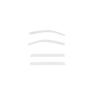 Auto Ventshade 894075-GAZ Ventvisor Low Profile Summit White Side Window Deflector 4-pc Set For 2019-2024 Chevrolet Silverado/GMC Sierra 1500 22 Silverado 1500 LTD Crew Cab