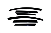 Auto Ventshade 896005 Low Profile Dark Smoke Ventvisor Side Window Deflector 6-Piece Set For 2008-2011 Subaru Impreza