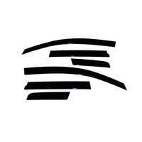 Auto Ventshade 896081 Low Profile Dark Smoke Ventvisor Side Window Deflector 6-Piece Set For 19-23 Chevrolet Blazer