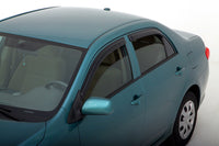 Auto Ventshade 94073 Original Ventvisor Side Window Deflector Dark Smoke 4-Piece Set For 2009-2013 Toyota Corolla