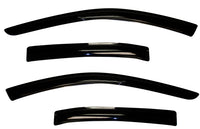 Auto Ventshade 94194 Original Ventvisor Side Window Deflector Dark Smoke 4-Piece Set For 2010-2018 Ford Taurus