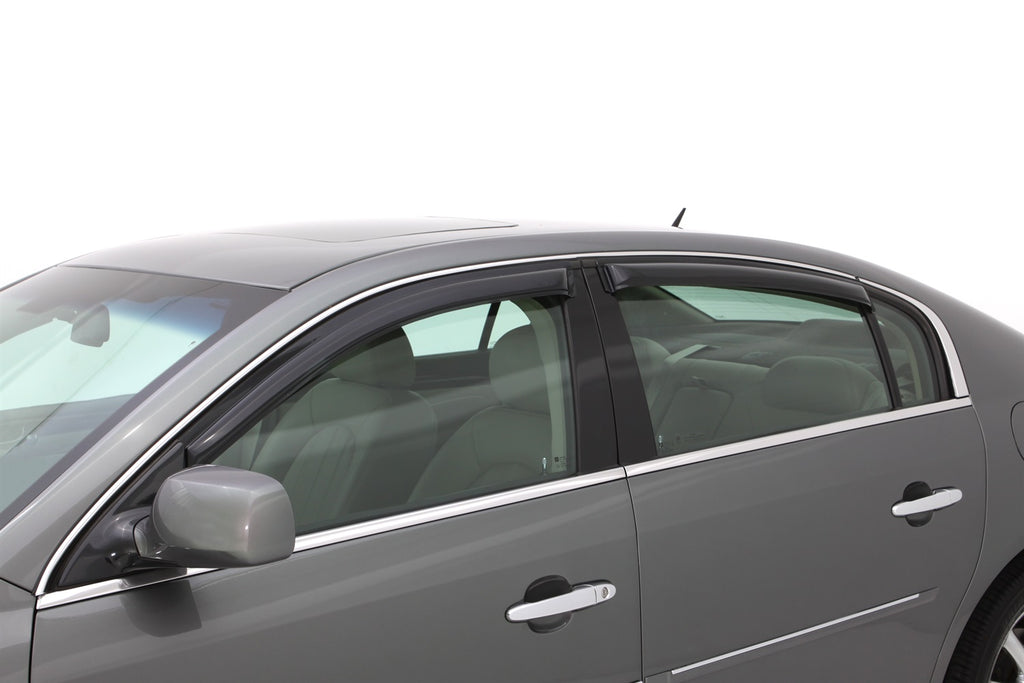 Auto Ventshade 94392 Original Ventvisor Side Window Deflector Dark Smoke 4-Piece Set For 2006-2012 Buick Lucerne