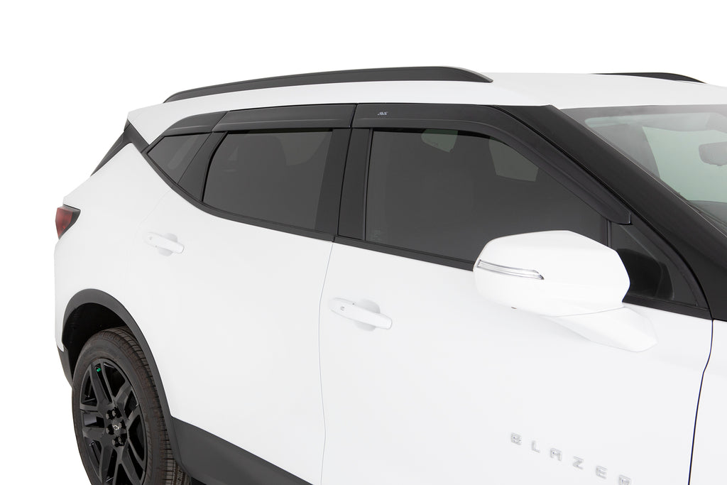 Auto Ventshade 896081 Low Profile Dark Smoke Ventvisor Side Window Deflector 6-Piece Set For 19-23 Chevrolet Blazer