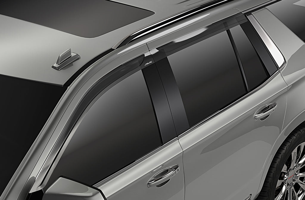 Auto Ventshade 894060 Low Profile Dark Smoke Ventvisor Side Window Deflector 4-Piece Set For 15-23 Jeep Renegade