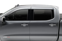 Auto Ventshade 894075-GAN Ventvisor Low Profile Silver Ice Metallic Side Window Deflector 4-pc Set For 2021-2024 Chevrolet Silverado/GMC Sierra 1500 22 Silverado 1500 LTD Crew Cab