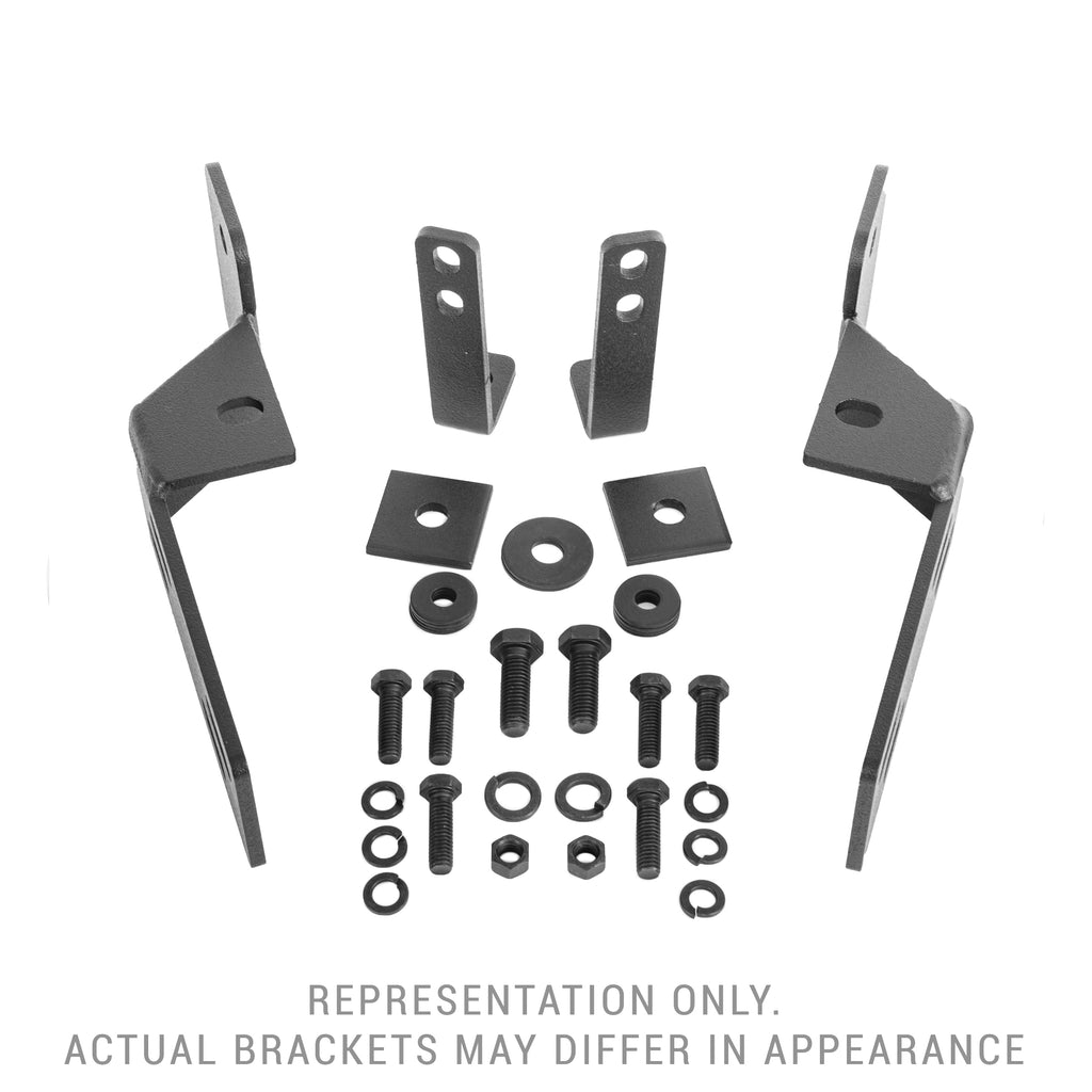 Go Rhino 55875 - RC2  & RC2 LR Bull Bar - Mounting Bracket Kit Only - Textured Black