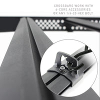 Go Rhino 5933130T - Ceros Low Profile Roof Rack - Textured Black