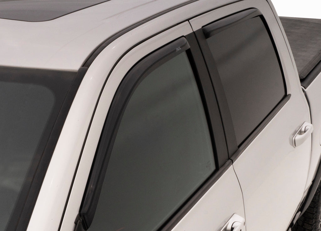 Auto Ventshade 194995 In-Channel Ventvisor Side Window Deflector 4-Piece Set For 2015-2022 Chevrolet Colorado/GMC Canyon Crew Cab