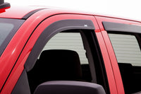 Auto Ventshade 774049 Low Profile Matte Black Ventvisor Side Window Deflector 4-Piece Set For 2015-2022 Chevrolet Colorado/GMC Canyon Crew Cab