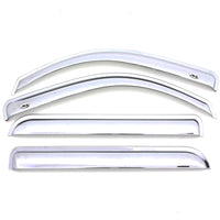 Auto Ventshade 684513 Chrome Ventvisor Side Window Deflector 4-Piece Set For 2019-2022 Ram 1500 Quad Cab