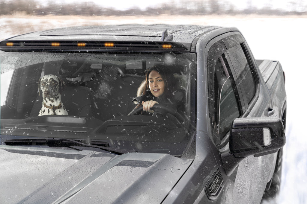 Auto Ventshade 894075 Ventvisor Low Profile Dark Smoke Side Window Deflector 4-pc Set For 2019-2024 Chev Silv/GMC Sierra 1500 22 Silverado 1500 LTD 2020-2024 Chev Silv/GMC Sierra 2500/3500 Crew Cab