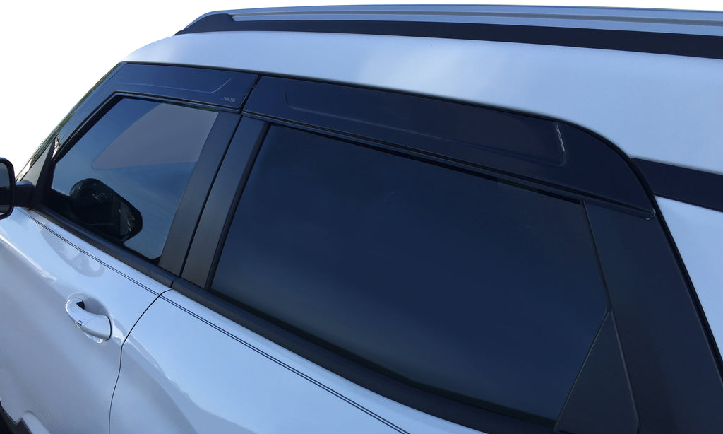 Auto Ventshade 894099 Low Profile Dark Smoke Ventvisor Side Window Deflector 4-Piece Set For 2021-2023 Chevrolet TrailBlazer