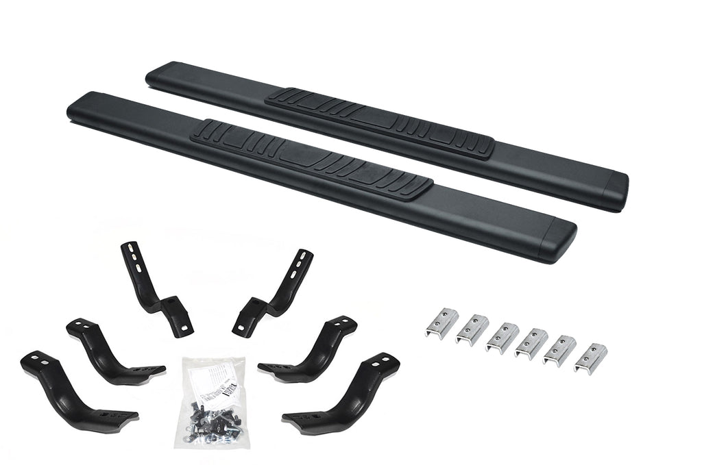 Go Rhino 685412952T - 5" OE Xtreme Low Profile SideSteps With Mounting Bracket Kit - Textured Black