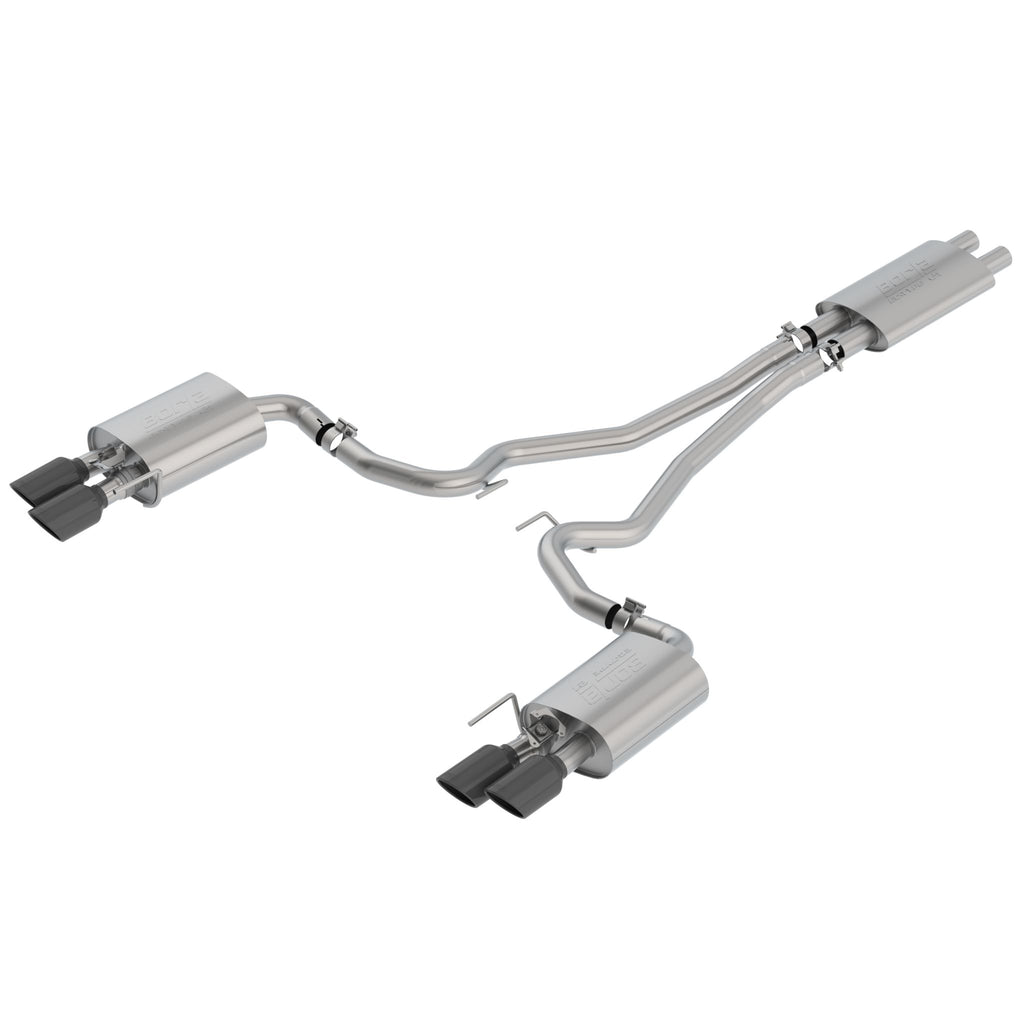 Borla 1014045BC | Borla Cat-Back Exhaust System for 2018-2020 Ford Mustang V8 5.0L With Active Valve Exhaust ECE approved