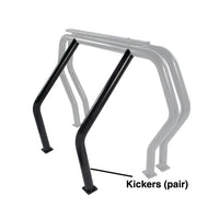 Go Rhino - 9370B - Go Rhino! Bed Bars - Pair of Kickers (Between Wheel Wells)