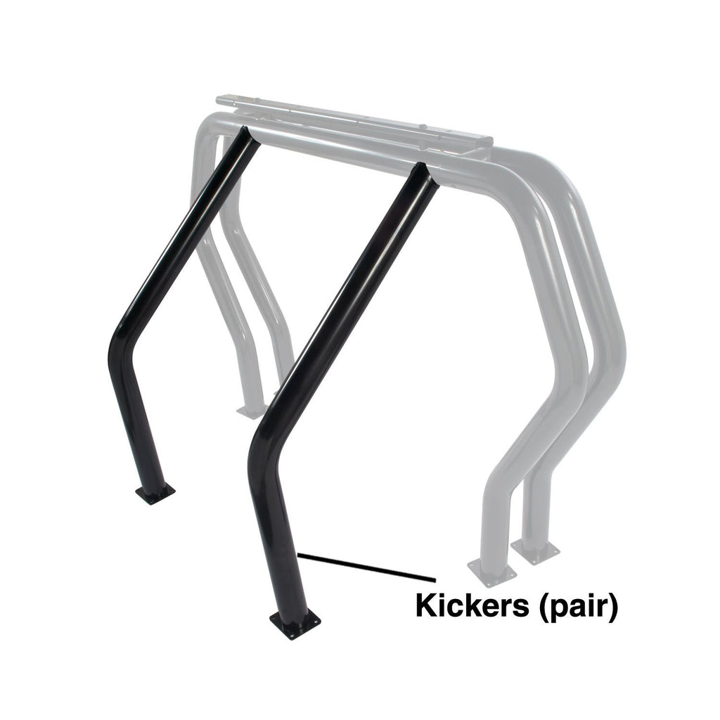 Go Rhino - 9560B - Go Rhino! Bed Bars - Pair of Kickers (Between Wheel Wells)