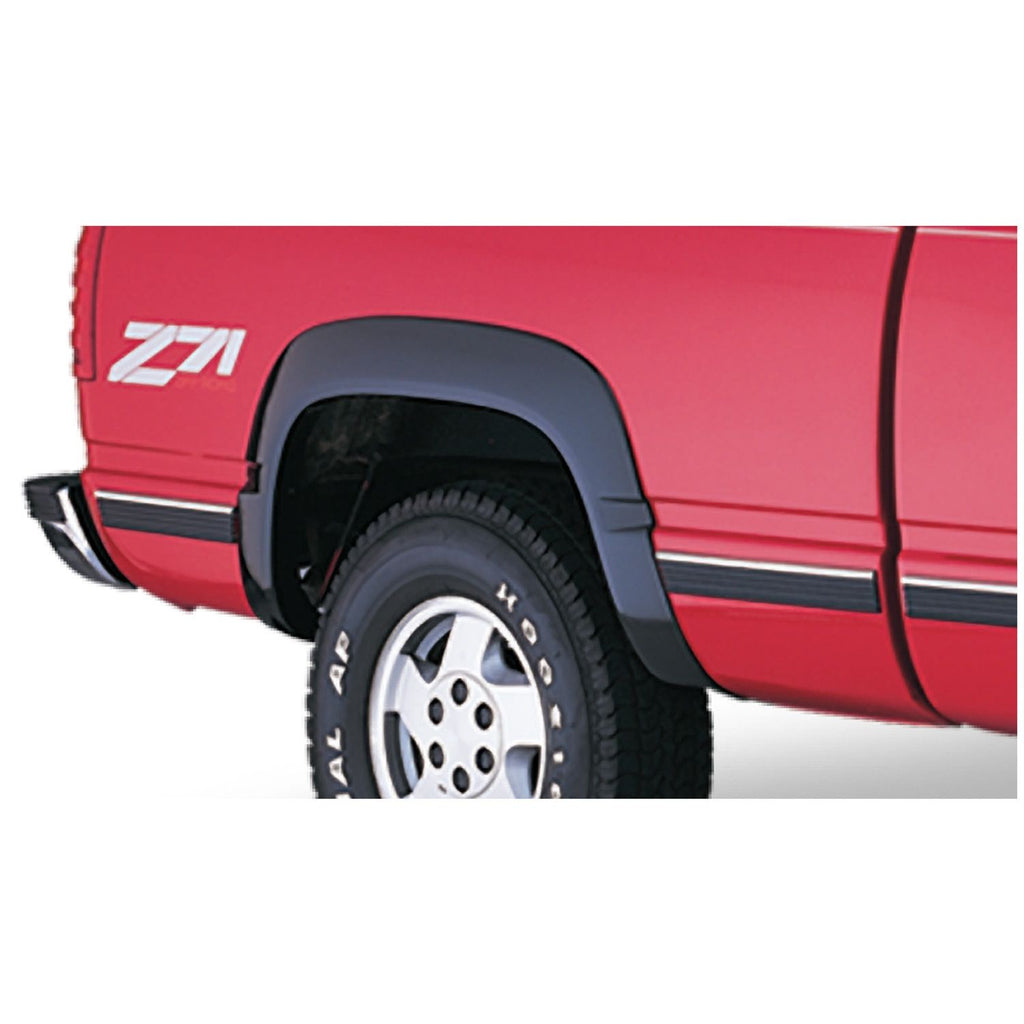 Bushwacker 40028-01 Black OE-Style Smooth Finish Rear Fender Flares for 1988-1999 Chevrolet C/K 1500 R2500; 1997-1999 Tahoe; 1995-1997 Yukon; 1992-1994 Blazer