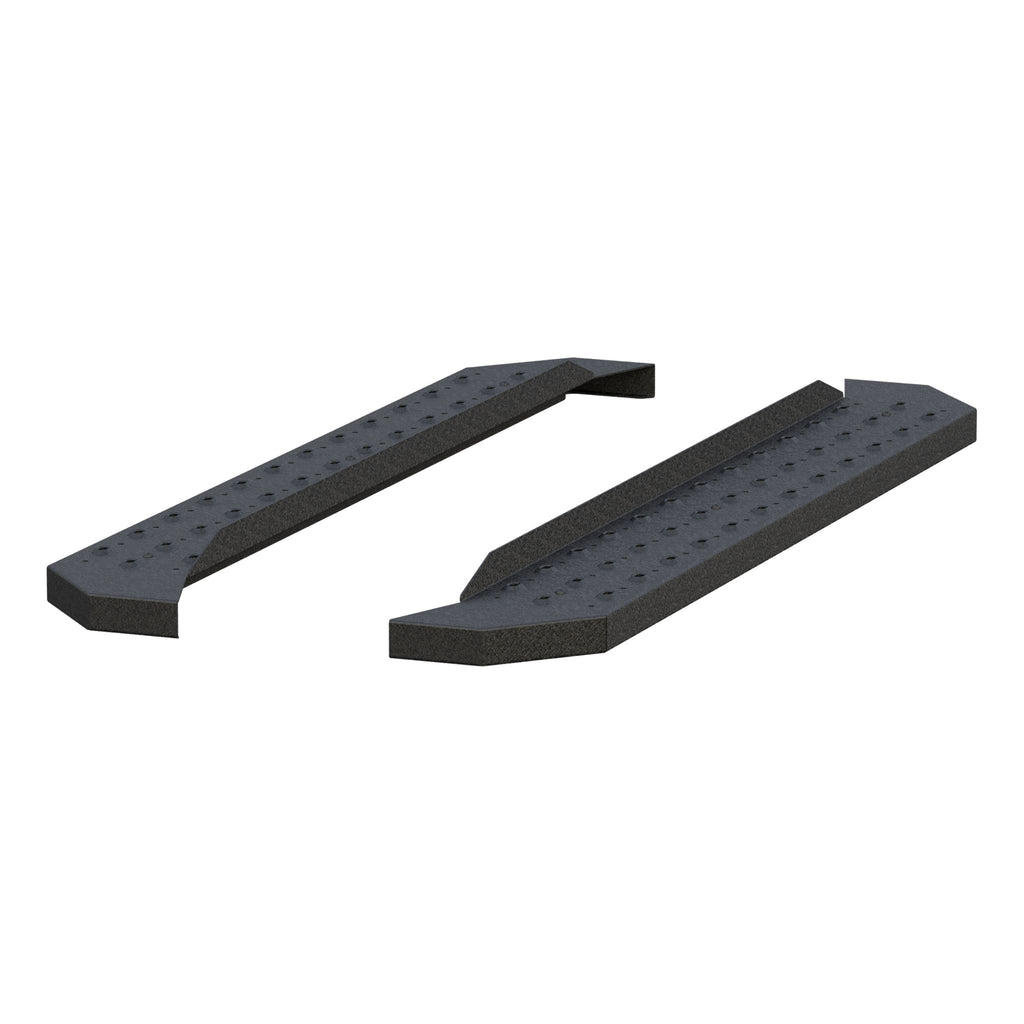 RidgeStep 6-1/2" x 53" Black Steel Running Boards (No Brackets)