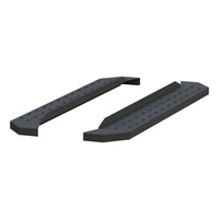 RidgeStep 6-1/2" x 53" Black Steel Running Boards (No Brackets)